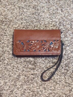 Patricia Nash Teressa Filigree Tooled Leather Wallet